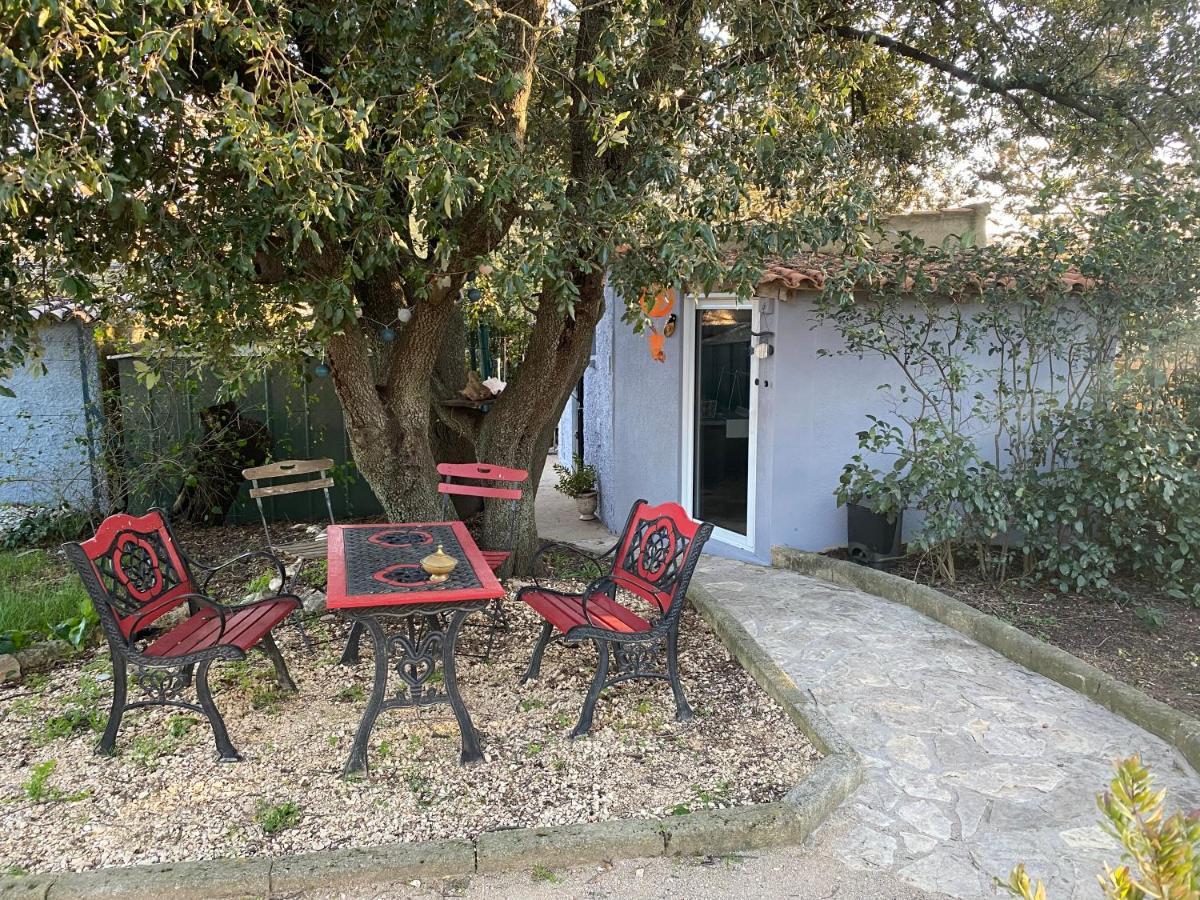 Studio Havre De Paix Au Pont Du Gard Piscine Et Jacuzzi Chez Valerie Payre Vers-Pont-du-Gard Exteriör bild